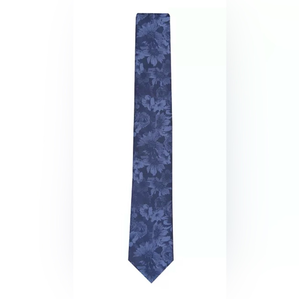 BAR III Men's Glacier Floral Tie Blue New with tag - Picture 2 of 5